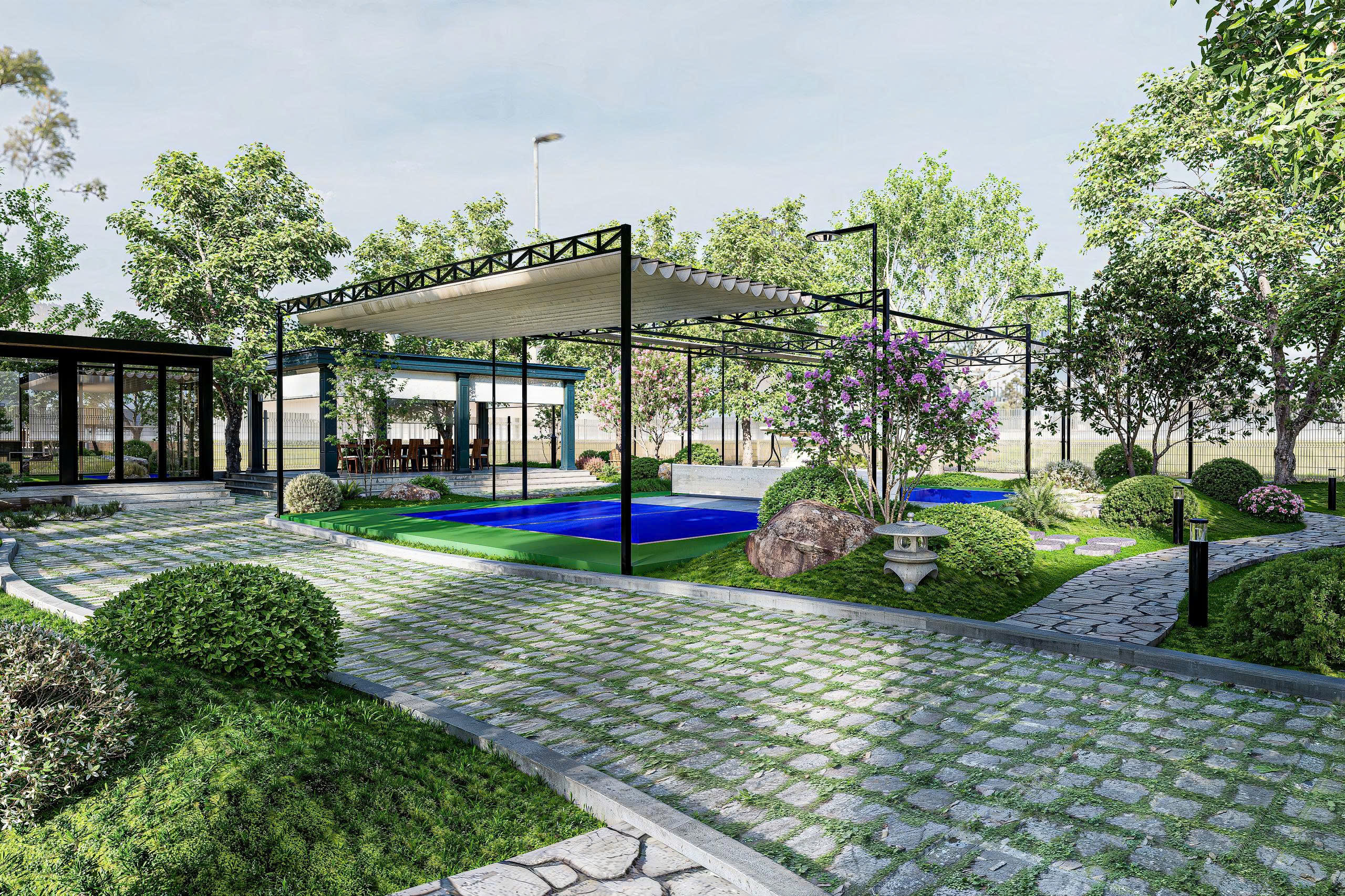 Cảnh Quan Sân Vườn - Khu Nghỉ Dưỡng Cuối Tuần - Chủ Đầu Tư: Chị Uyên – Quảng Bình